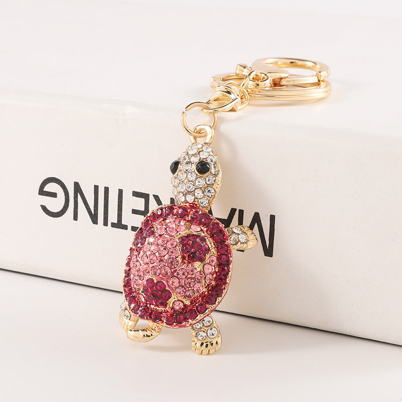Wholesale Alloy Turtle Rhinestone Keychain